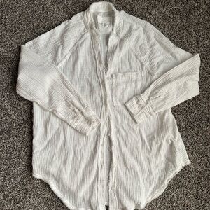 Aerie Pool-To-Party Cover Up Shirt